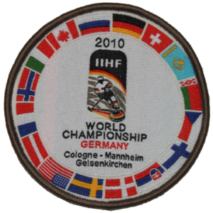 Tygmärke - Ishockey VM 2010 Nations
