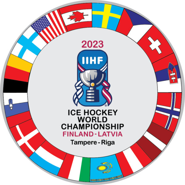 Tygmärke - Ishockey VM 2023 Nations