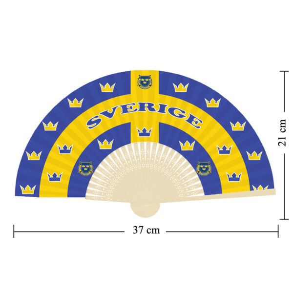 Sverige Solfjäder / Tre Kronor Fans - Bild 2
