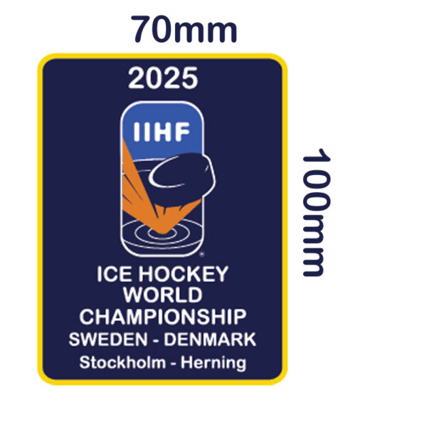 IIHF WC 2025 - Broderat märke - Bild 3